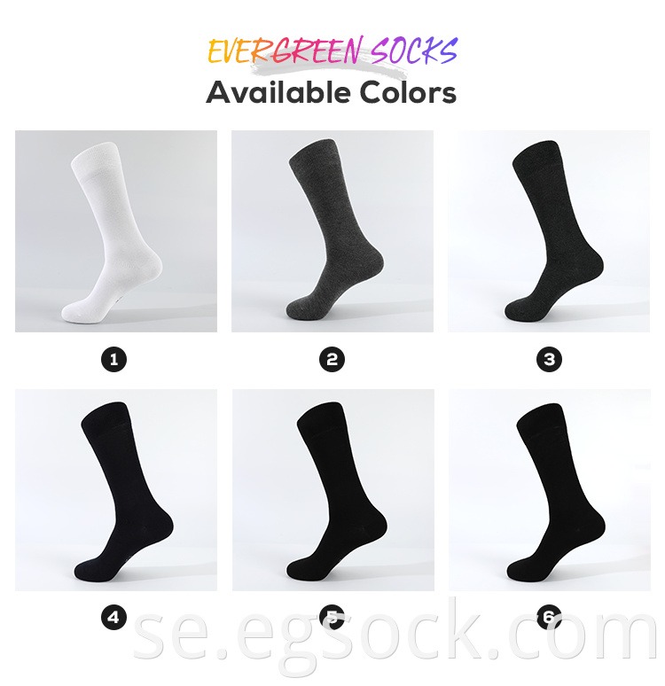 Bamboo Men Business Socks Mixed Color